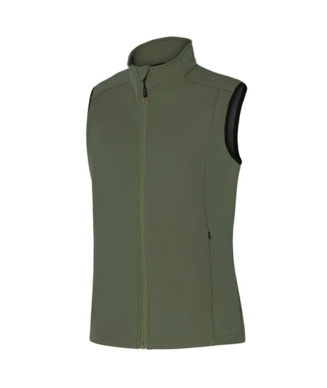 Gilet Joluvi Rales Vert olive /Vert olive Femme