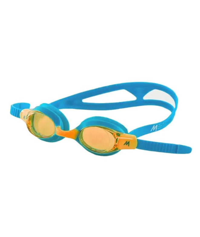 Gafas de Natação Mosconi Infantil Tinta azul Easypro - Laranja