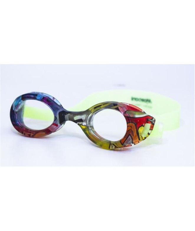 Gafas de Natation Mosconi Imprimé bébé jaune fluo