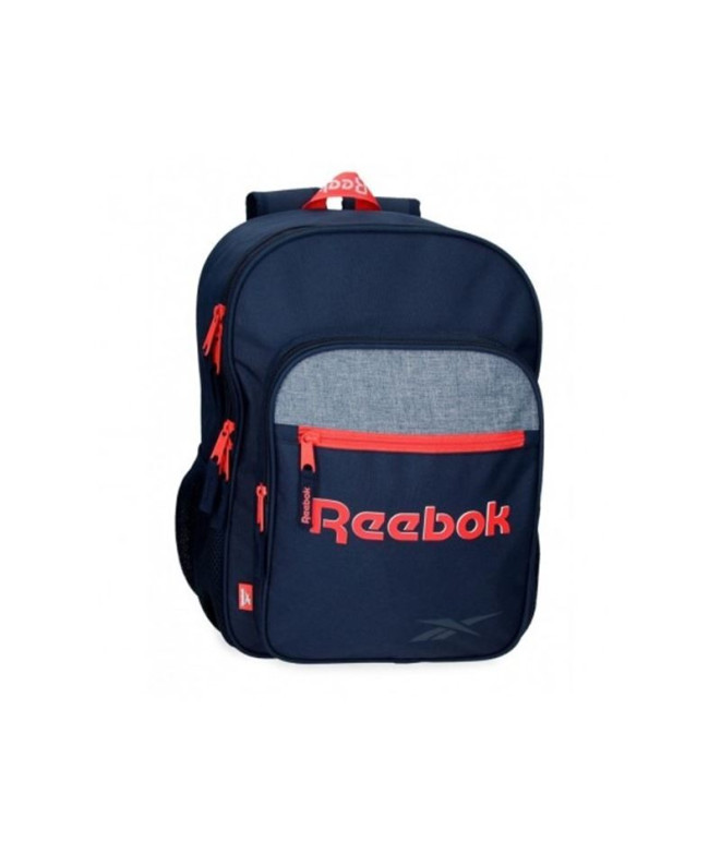 Mochila Reebok Escola Lucia Dois Compartimentos Azul Marinho