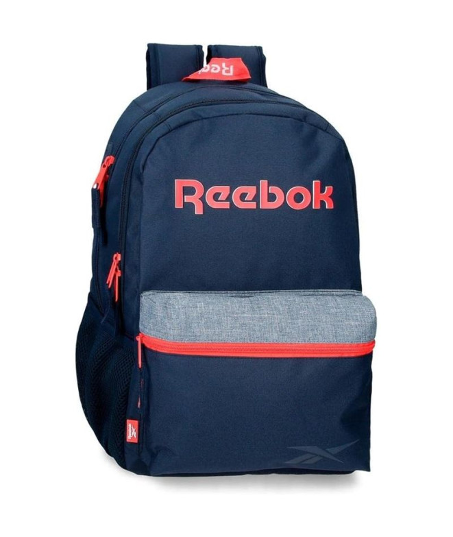 Mochila Escolar Reebok Lucia 44Cm Azul Marino