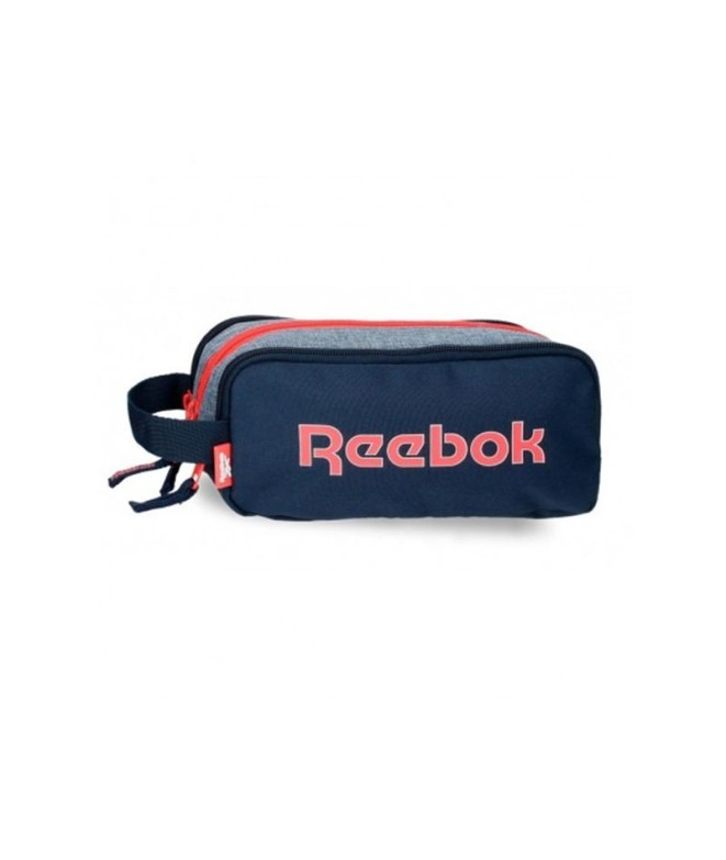 Estojo Reebok Três compartimentos Lucia Blue