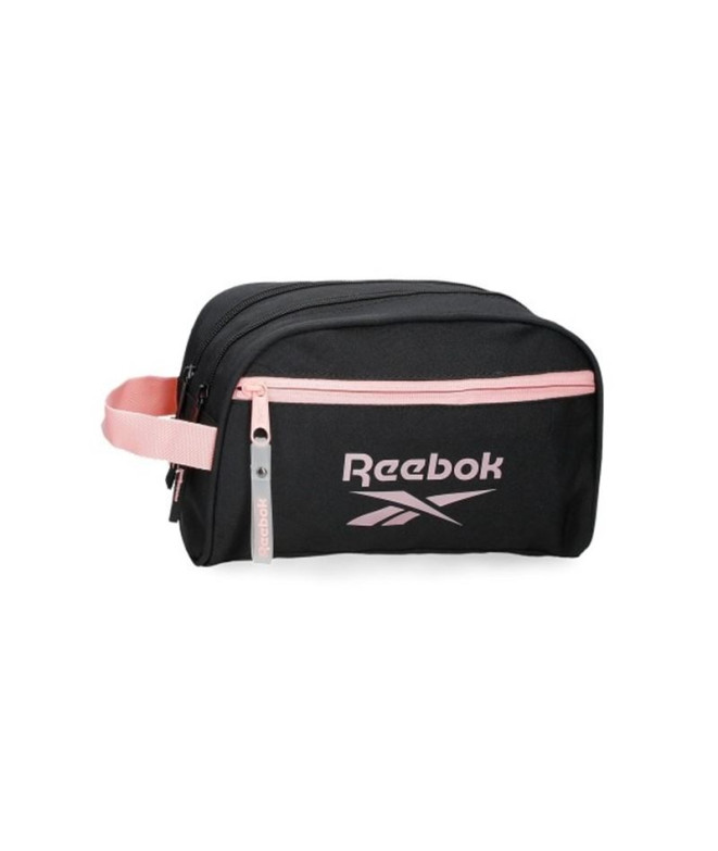 Necessaire Reebok Beverly Dois Compartimentos Adaptável Preto