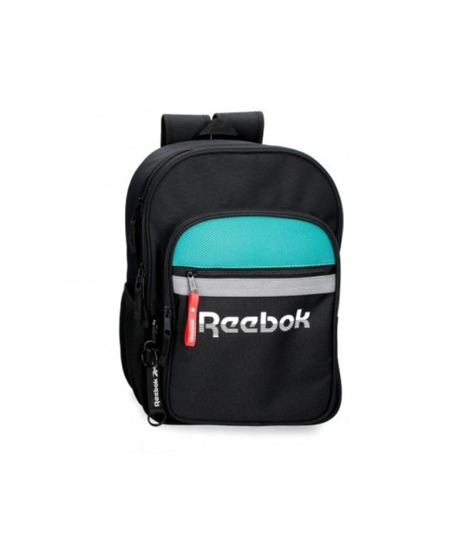 Mochila Reebok Escola andover Dois compartimentos Preto