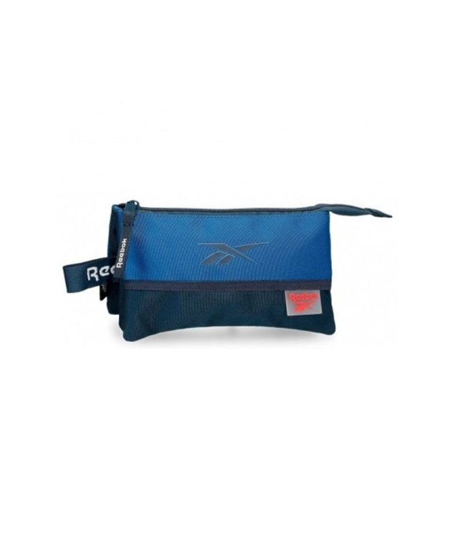 Estuche Tres Compartimentos Reebok Atlantic Azul