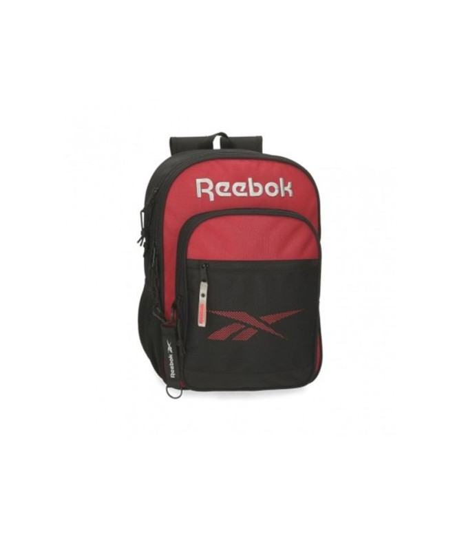 Mochila Reebok Portland Escolar Dois Compartimentos 40 cm Vermelho