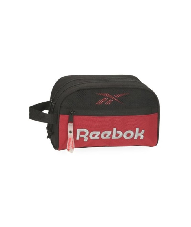 Necessaire Reebok Portland de dois compartimentos adaptável vermelho