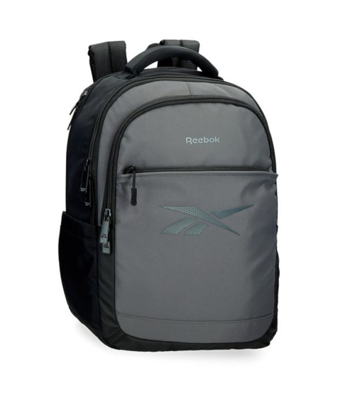 Mochila Reebok Suporte para portátil Newport com dois compartimentos 44 cm Cinzento Cinzento