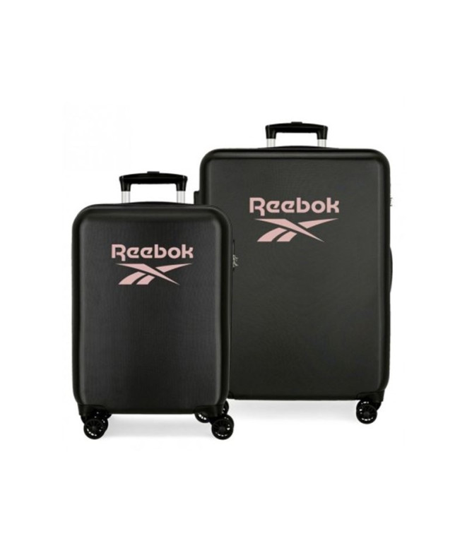 Reebok Conjunto de malas Beverly Hard Case Preto 55-68 cm