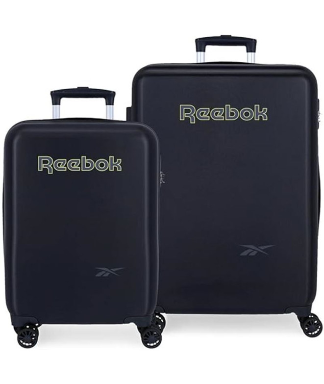 Reebok Conjunto de malas Summerville malas rígidas azul-marinho 55 - 68 Cm