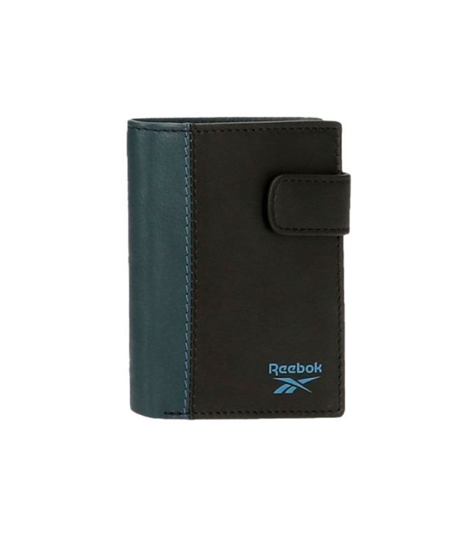 Cartera Reebok Division Vertical Negro Con Cierre De Click