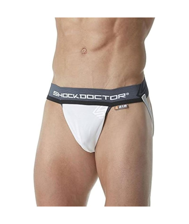 Coquilha Shock Doctor Core Supporter Pocket Branco Homem