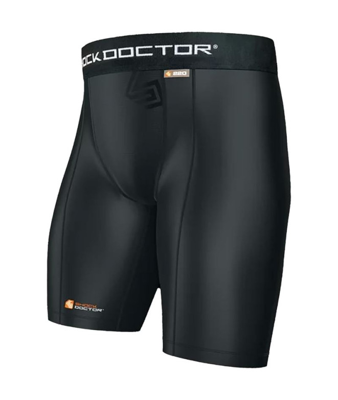 Calça Coquilha Compressores Shock Doctor com BioFlex™ Preto Homem