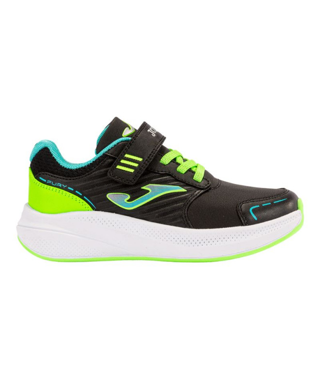 Chaussures Joma Fury 2401 Noir Turquoise Enfant