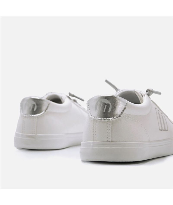 Chaussures Femme Mustang Aria Murri Blanc / Métal