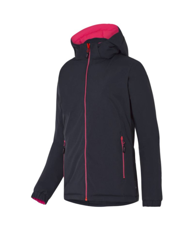 Joluvi Anorack Dipa Noir/Fuchsia Femme