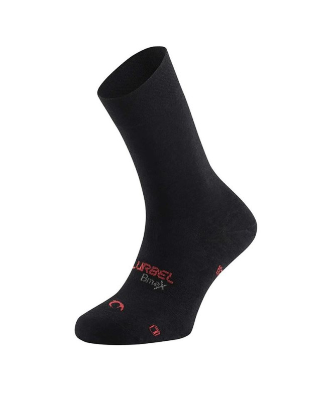 Chaussettes Montagne Lurbel de Liner Five Noir/Rouge