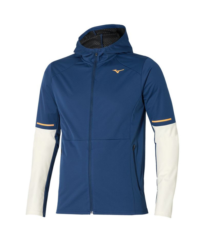 Veste Running Mizuno Homme by Thermal Charge Bt Jk Navy Blue