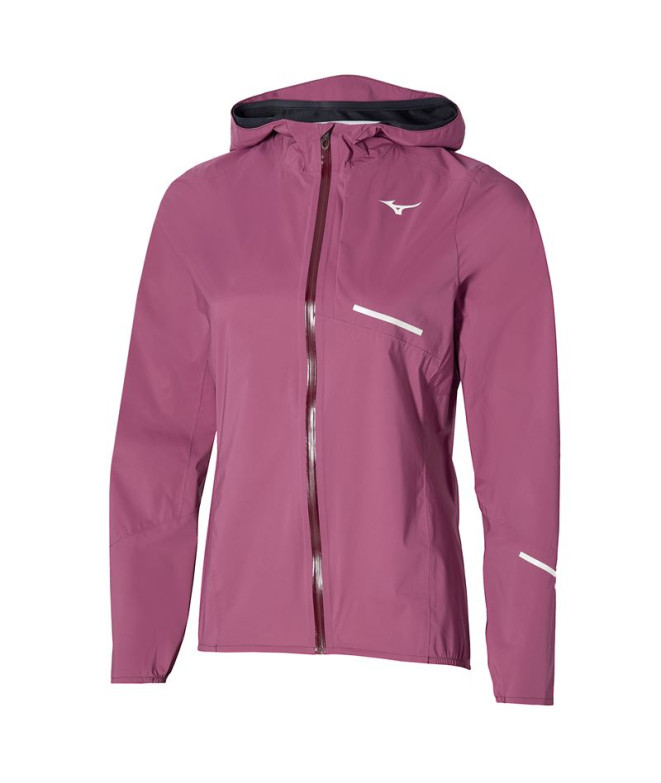 Chaqueta de Trail Mizuno Waterproof 20K Er Jacket Mujer Morado Ciruela