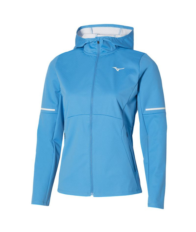 Casaco Running Mizuno Mizuno Mulher by Thermal Charge Bt Jk Medium Blue