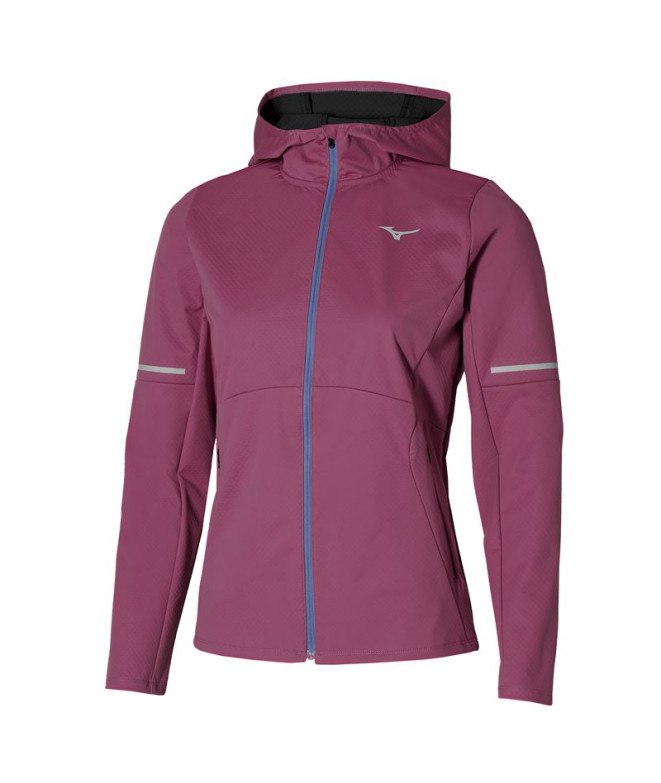 Veste Running Mizuno Mizuno Femme de Thermal Charge Bt Jk Plum Purple