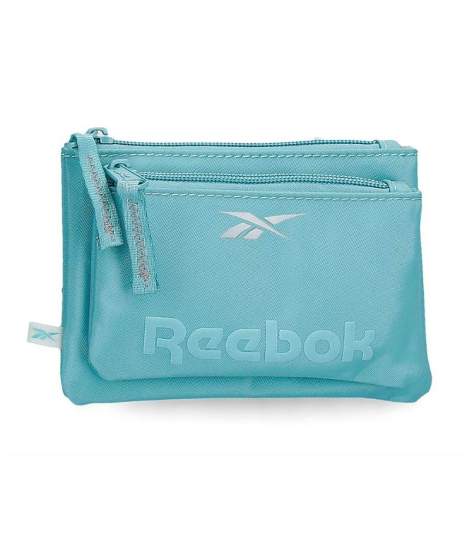 Necessaire Reebok Linden de dois compartimentos azul claro