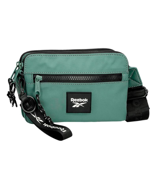 Bandolera Plana Dos Compartimentos Reebok Elsie Verde