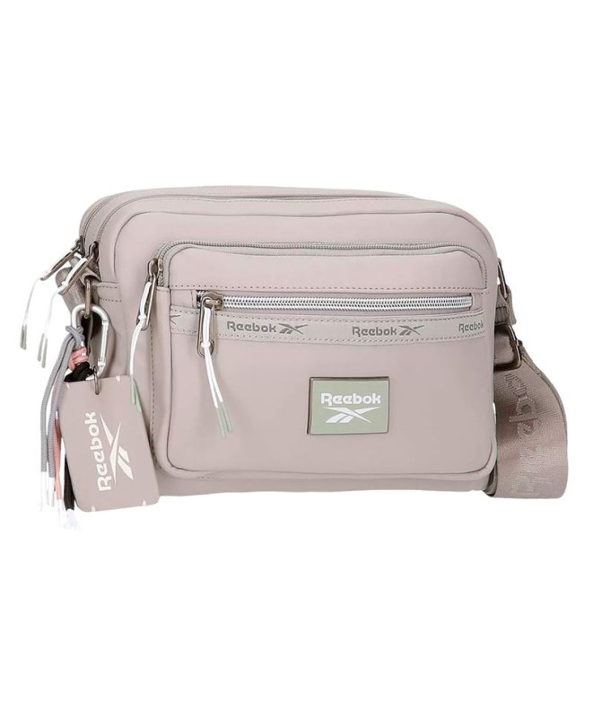 Bandolera Dos Compartimentos Reebok Tina Gris