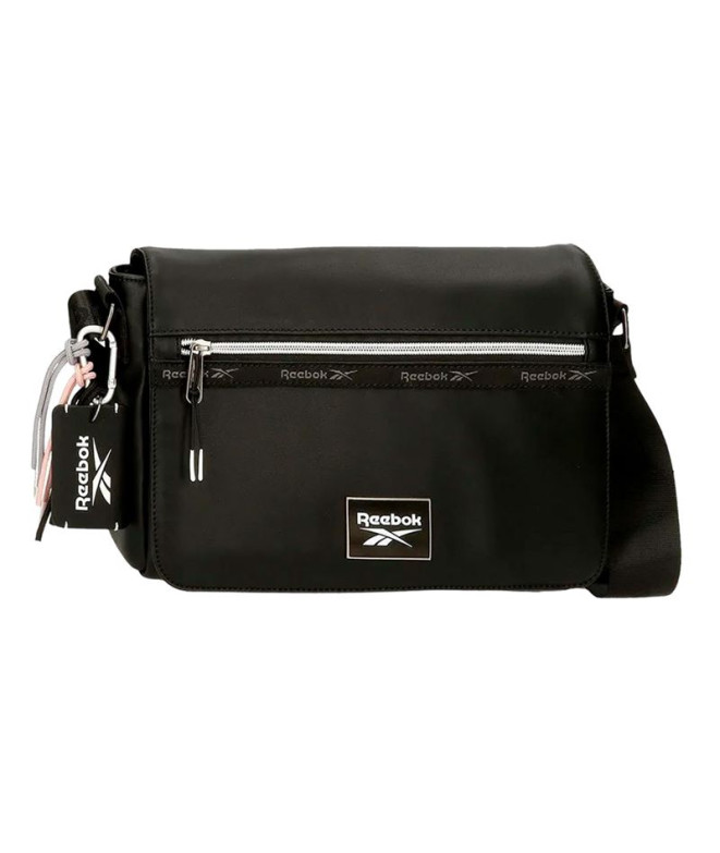 Bandolera con Solapa Reebok Tina Negro
