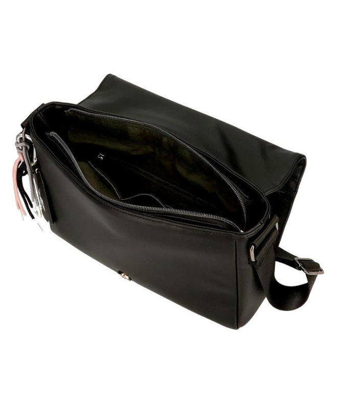 Mala a tiracolo Reebok com aba Tina Preto