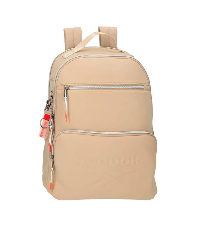 Mochila Reebok Dois compartimentos para computador Noah Taupe