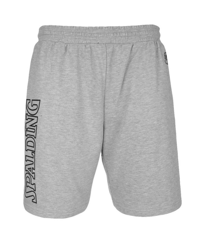 Pantalón de Baloncesto Spalding Team II Sweat Hombre Gris Melange