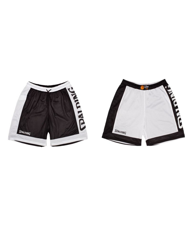 Pantalón de Baloncesto Spalding Reversible Shorts Black/White