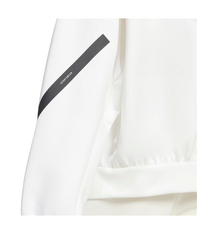 Moletom adidas Mulher Z.N.E. Branco com capuz