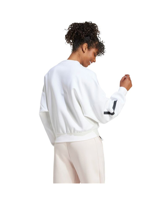 Sweat adidas Femme Z.N.E. White