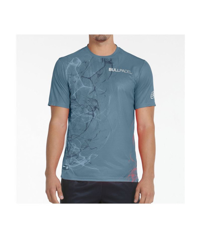 Camiseta Bullpadel Casiop 414 Hombre Azul Sombra
