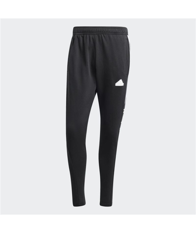 Calça Homem Adidas House Of Tiro Fleece Preto/Branco