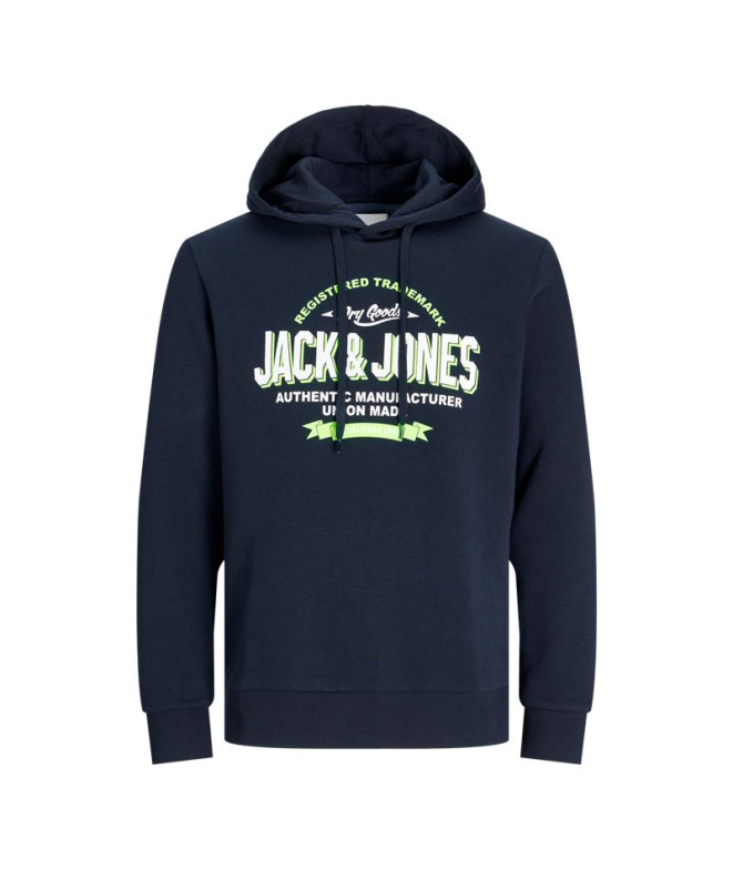 Moletom Homem Jack & Jones Jjelogo 2 Col Navy Blazer