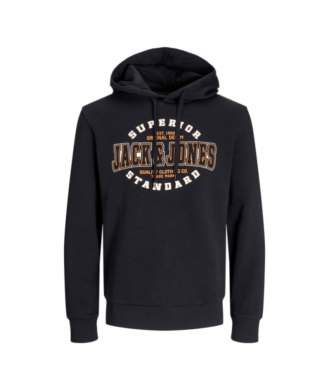 Sudadera Jack & Jones Jjelogo 2 Col Hombre Black