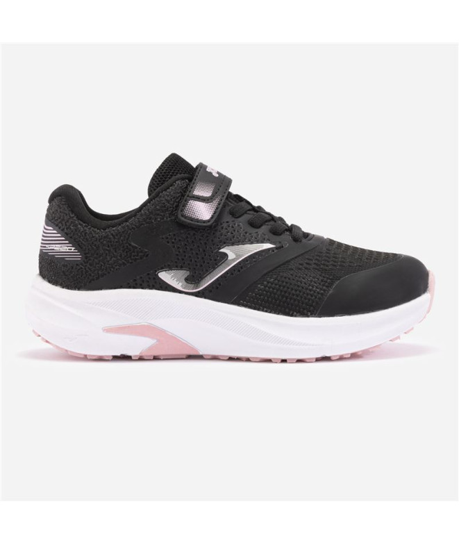 Chaussures Joma Enfant Speed 2432 Noir Rose