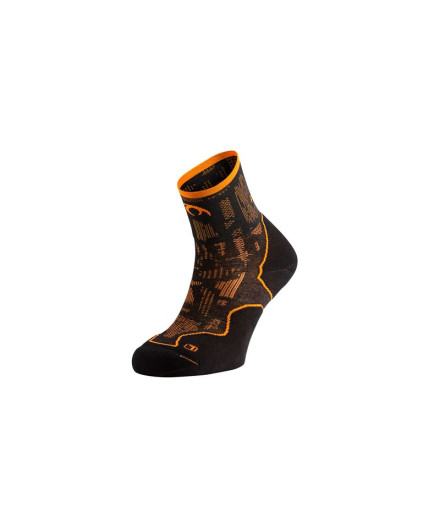 Chaussettes de Trail Lurbel Desafio Blur Quatre Noir/Orange