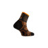 Meias de Trail Lurbel Desafio Blur Four Preto/Laranja