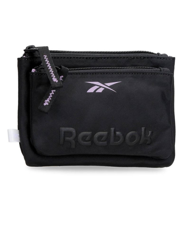 Necessaire Reebok Linden com dois compartimentos Preto