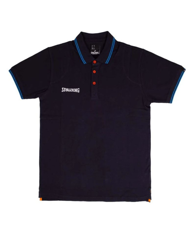 Polo Basquetebol Spalding Homem de Essential Navy/Light Blue