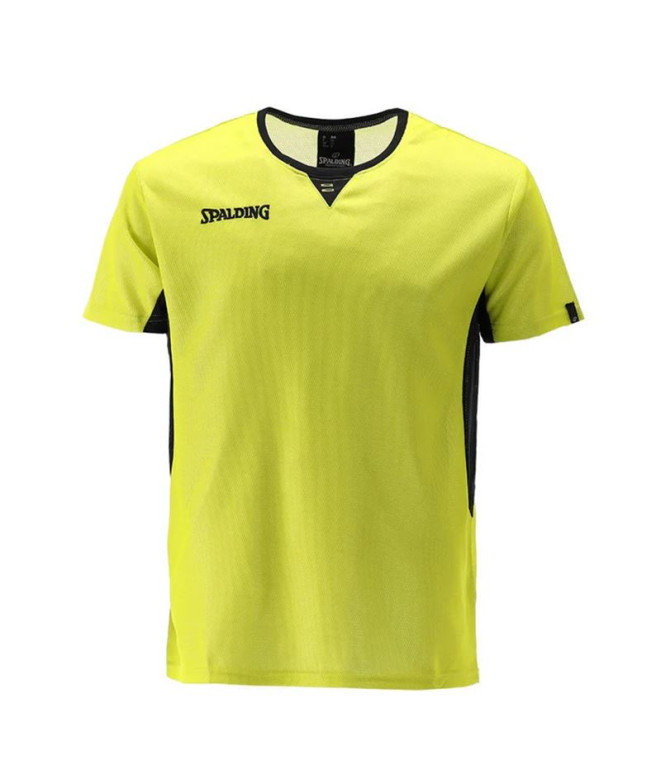 Camiseta Basquetebol Spalding de Referee Lime/Black