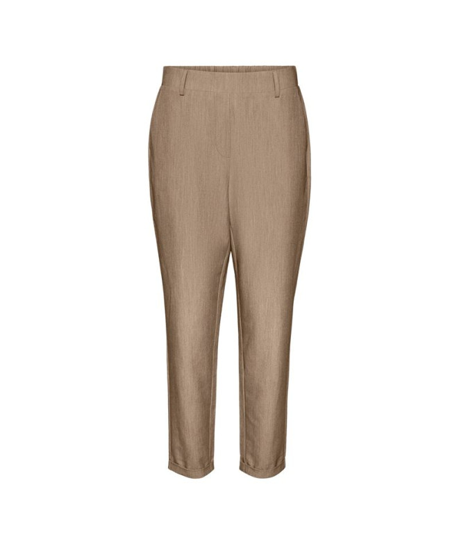 Pantalones Vero Moda Vmjosie Wide Mujer Silver Mink