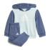Conjunto adidas Set Infantil Essentials Colorblock Jogger Azul