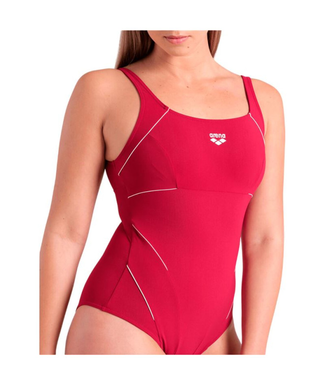 Bañador de Natación Arena Jewel One Piece R Mujer Rojo /Blanco