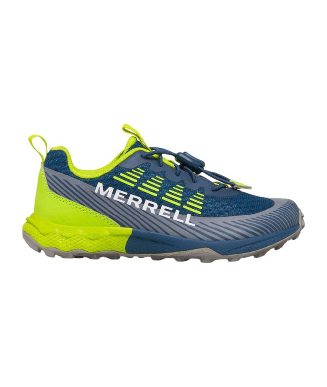 Chaussures Montagne Merrell de Agility Peak - Navy Hi/Viz Enfant