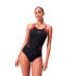 Fato de banho Natação Speedo Mulher de Colocação Laneback Preto/Vermelho/Púrpura